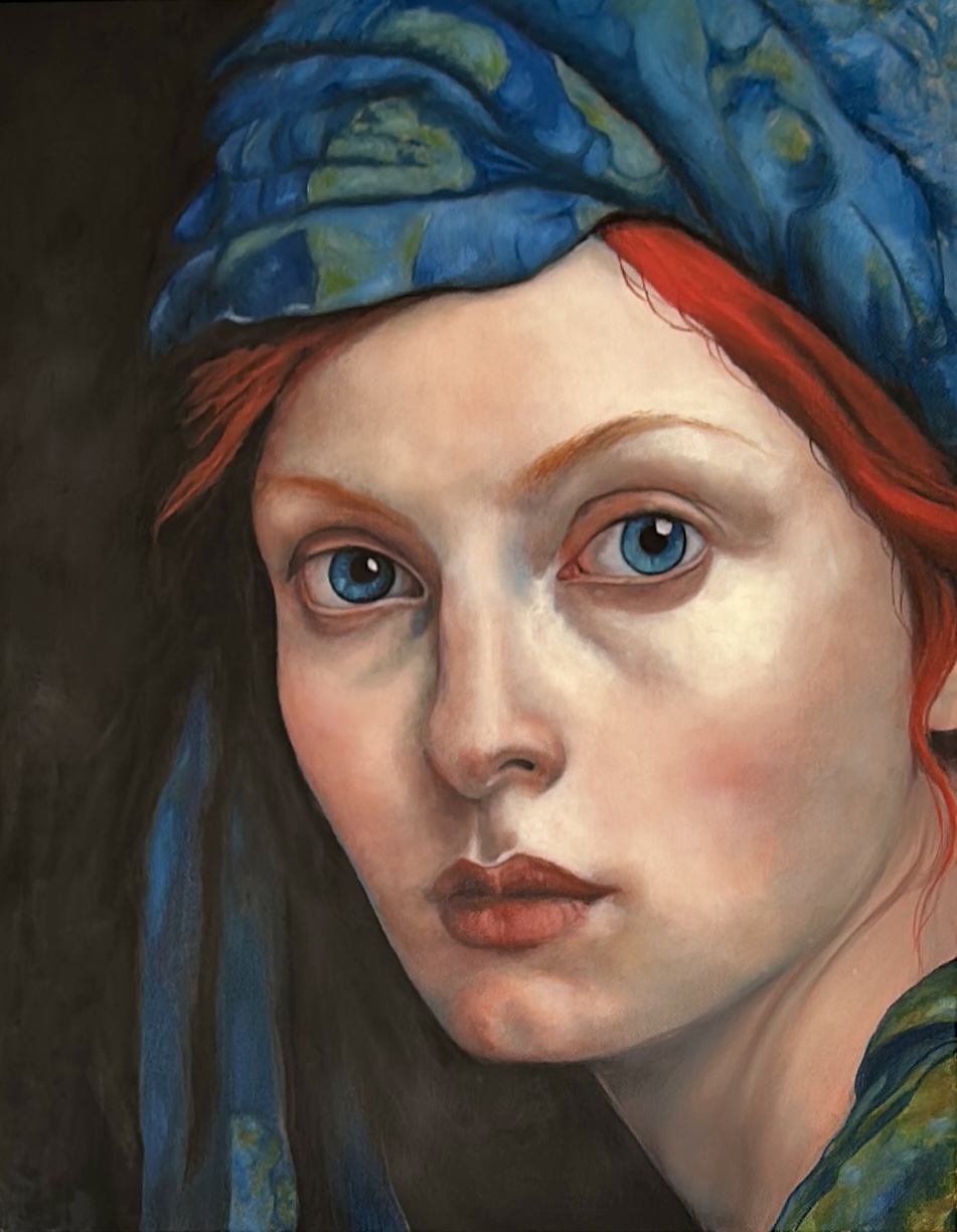 Femme au Turban Bleu