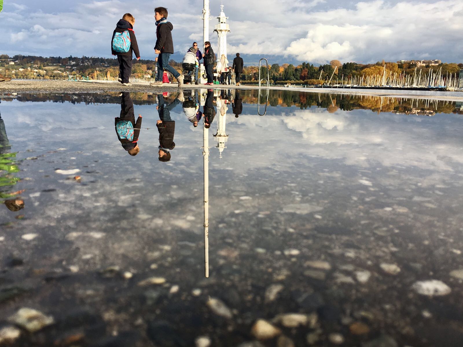 Reflets sur le Lac Léman