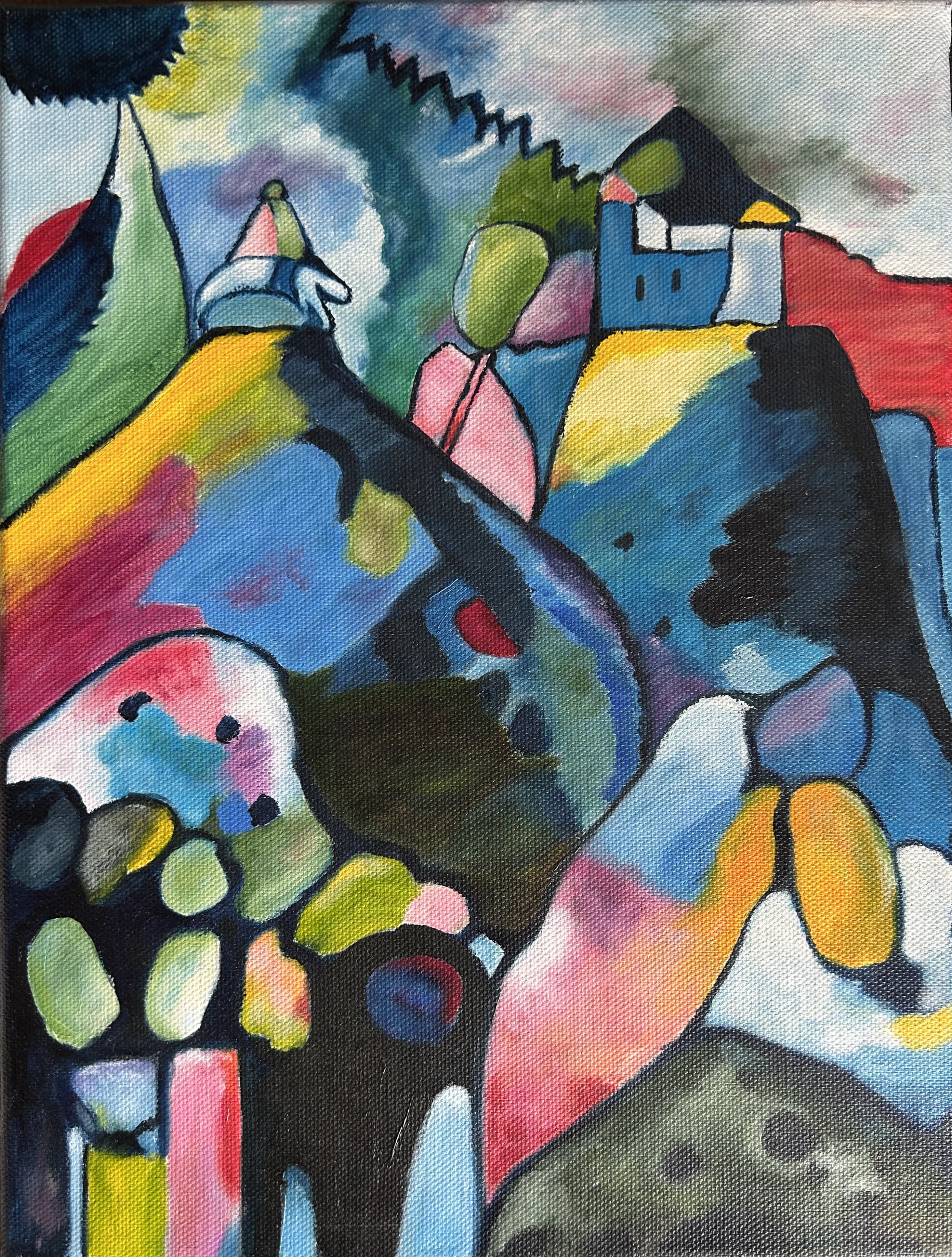 Paysage d'après Kandinsky