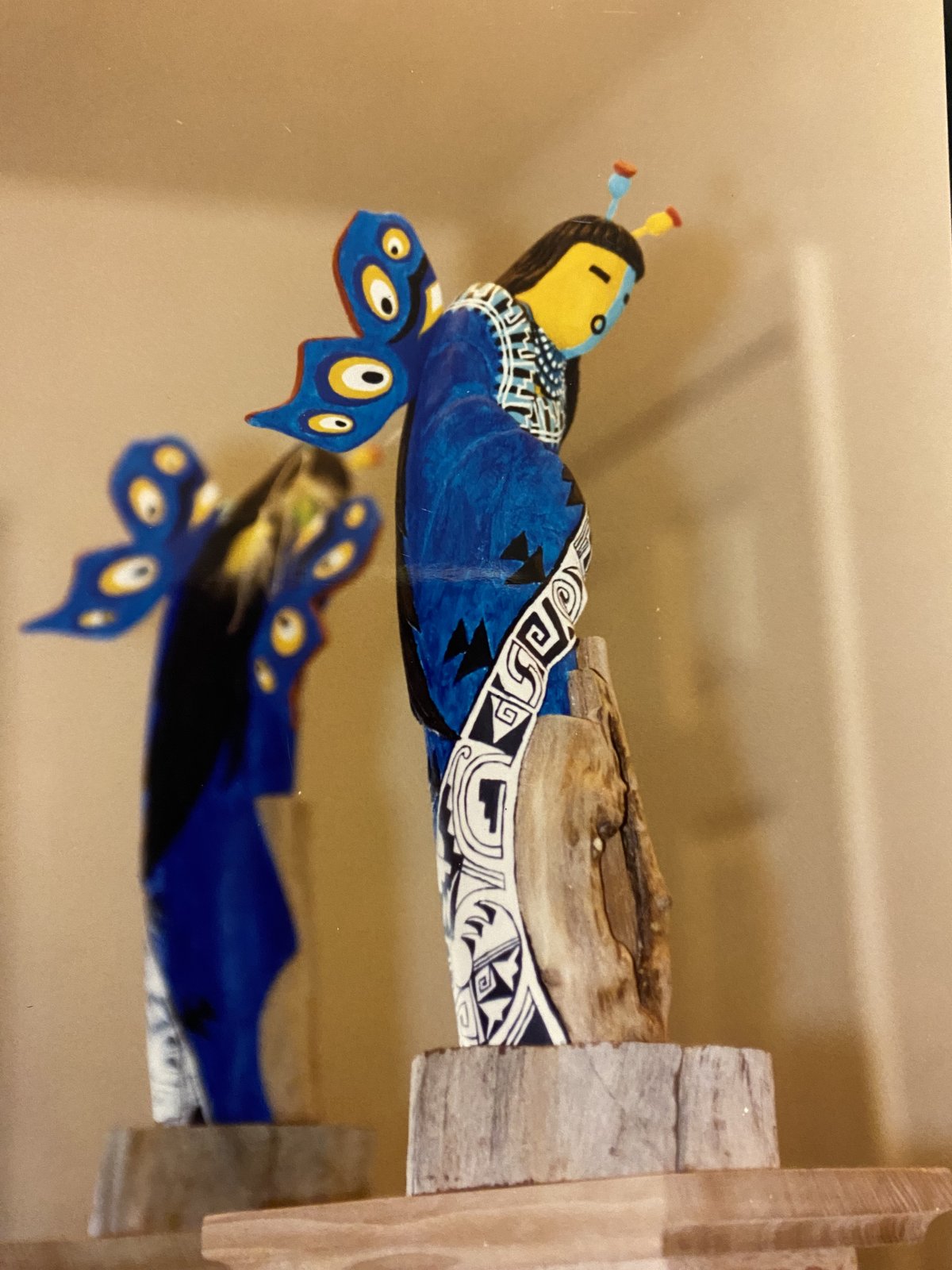 Kachina Papillon Bleu