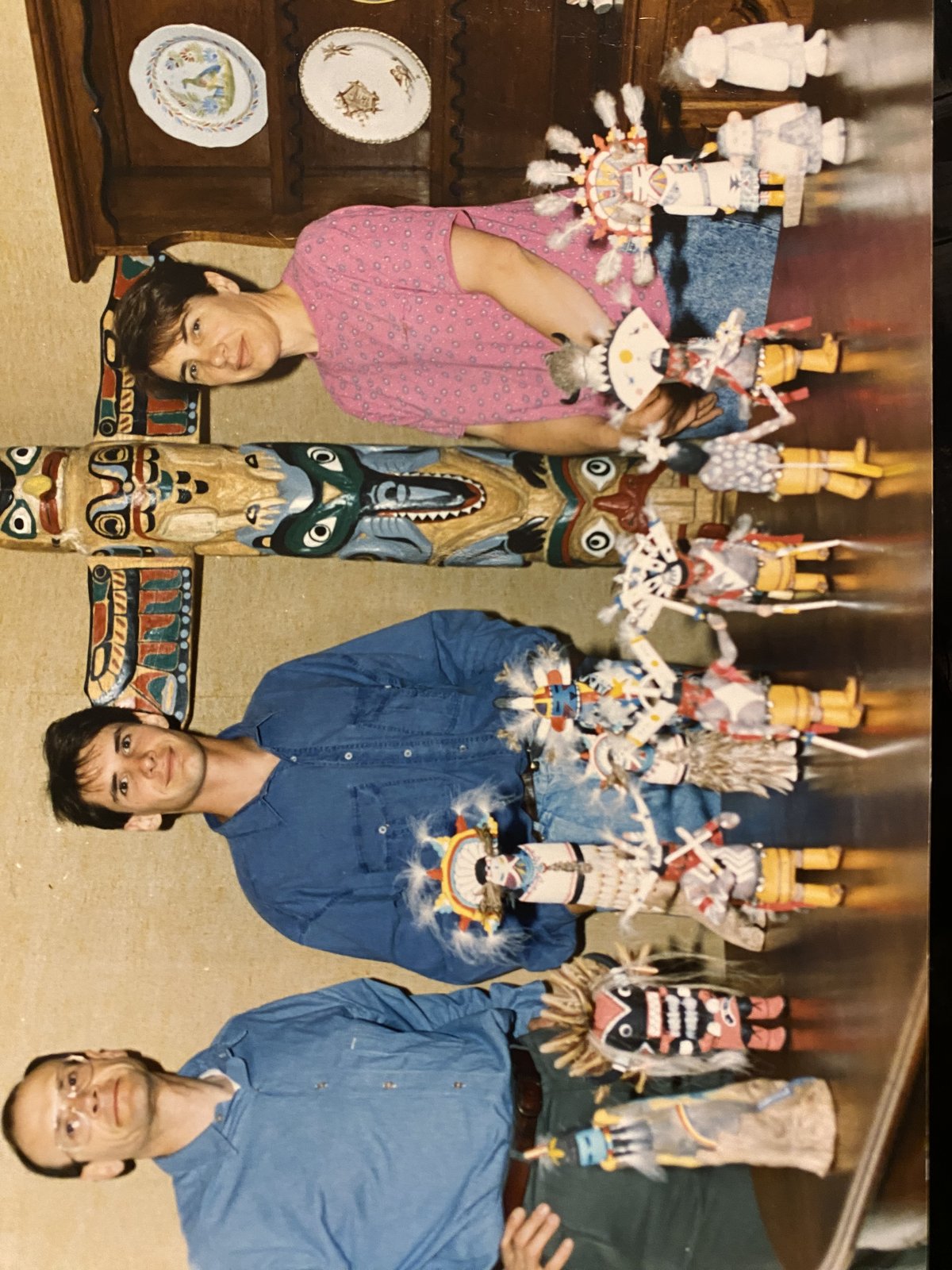 Collection de Kachinas et Totem